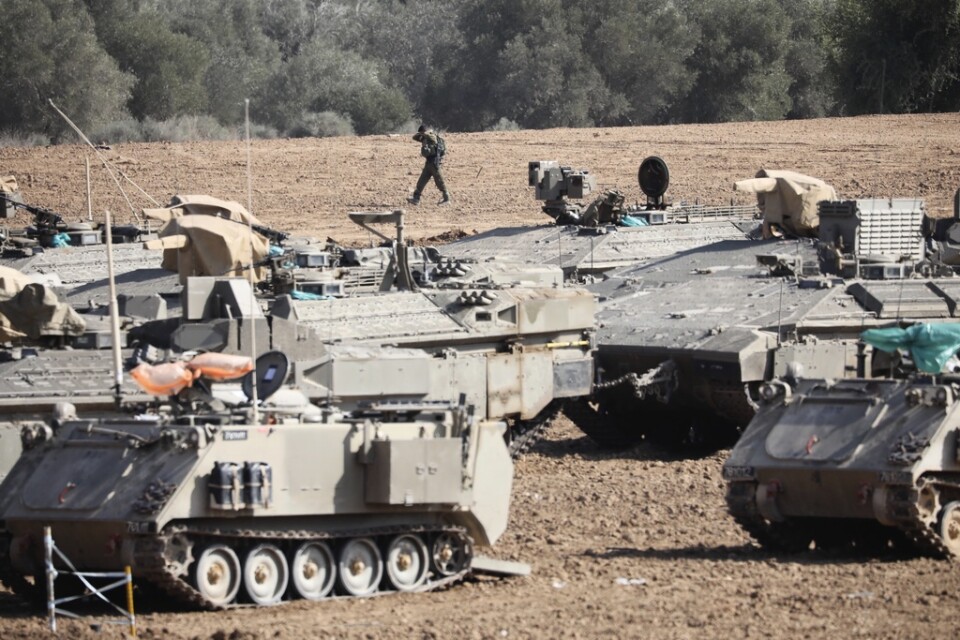 Israel har beskjutit Hamas på Gazaremsan, uppger landets militär. Arkivbild.