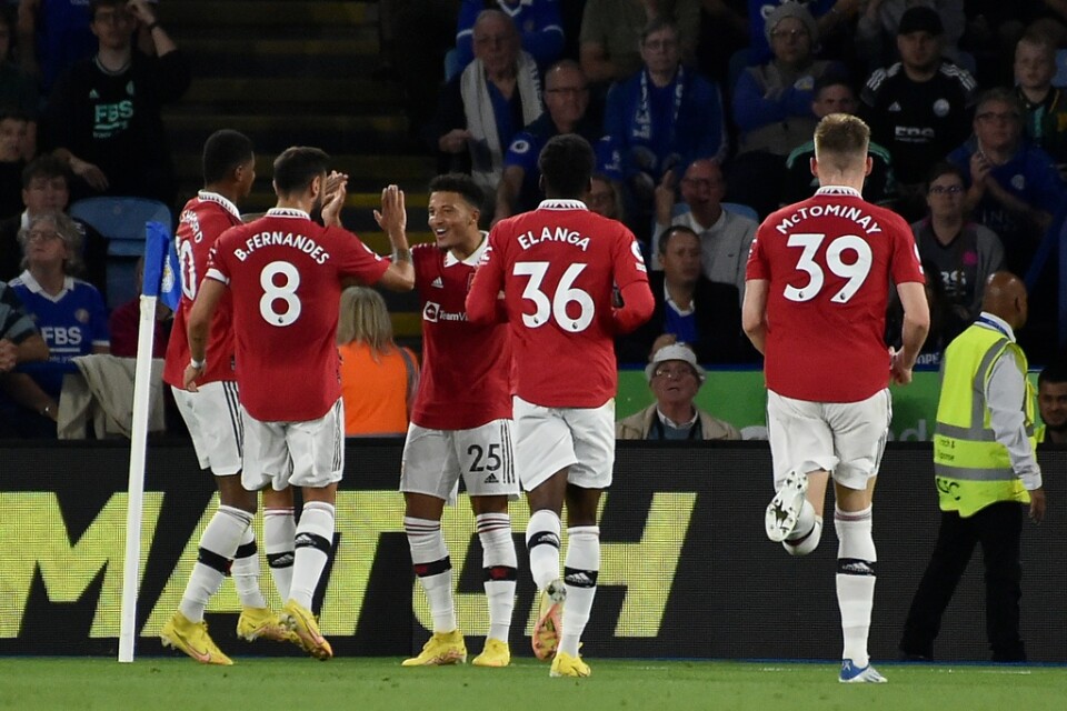 Manchester United firar Jadon Sanchos 1–0-mål, vilket även blev segermålet.