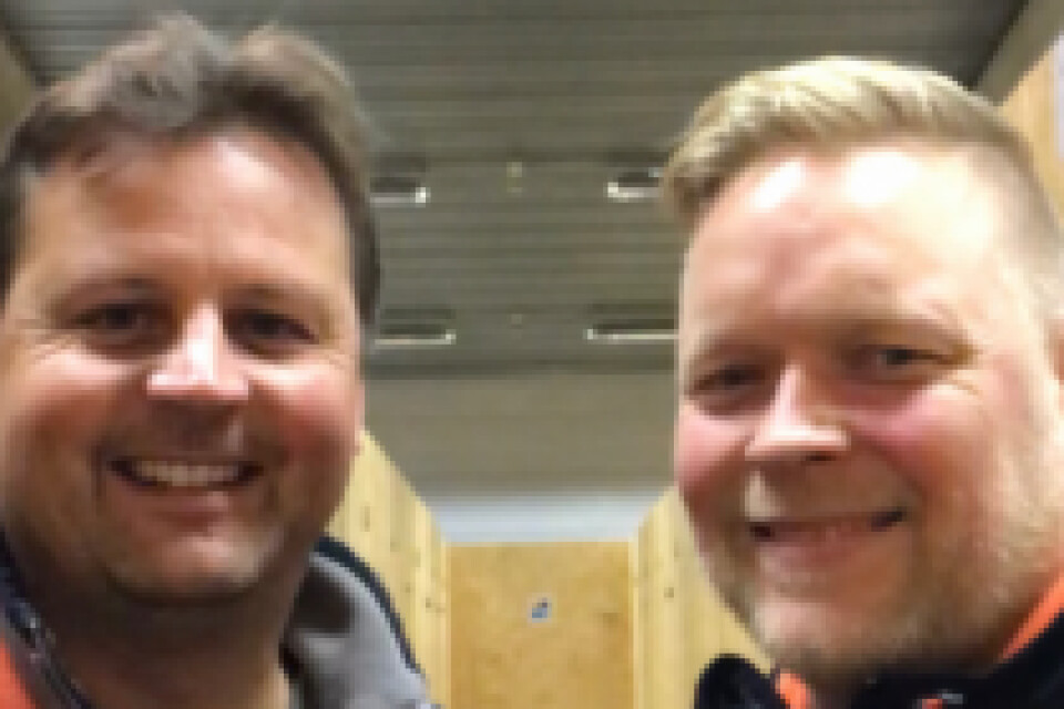 Joakim Wallin och Kristian Modén. Foro: Privat