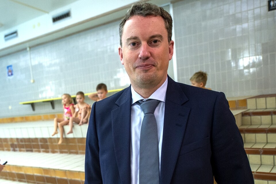 ”It's great to be able to offer 180 children free swimming lessons”, says Anders Wendel, chairman of KSLS.