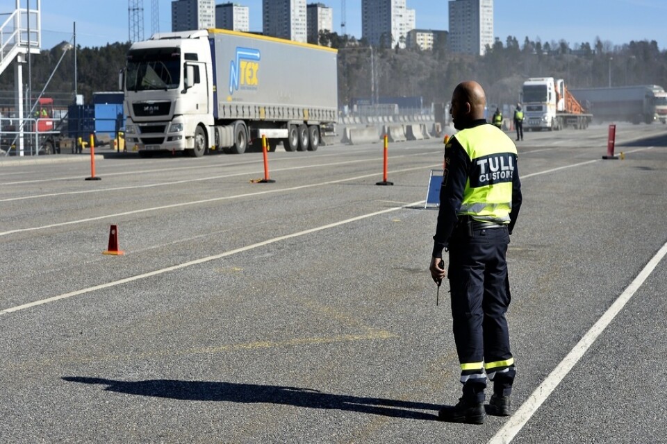 Kriminella utnyttjas transportföretag för att smuggla narkotika. Ofta vet företagen inte om att de utnyttjas, rapporterar Sveriges Radio. Arkivbild.
