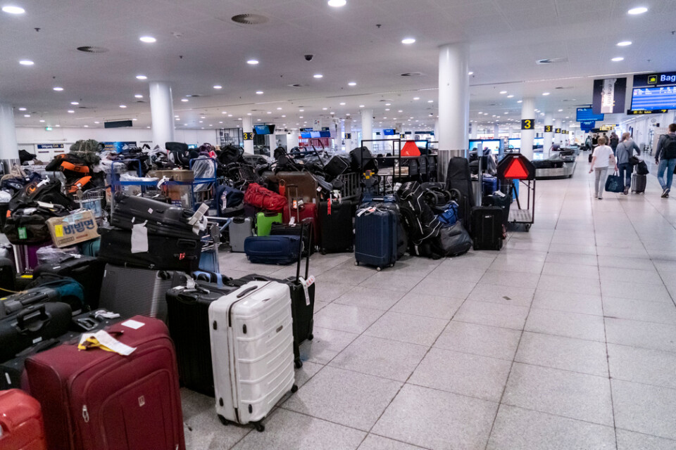 Förseningar och inställda flyg var vanligt på Europas stora flygplatser under juni månad. Arkivbild.