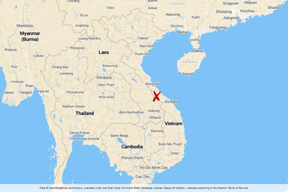 Provinsen Quang Tri i Vietnam.