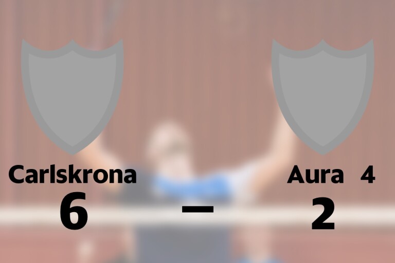 Carlskrona vann toppmötet mot Aura 4