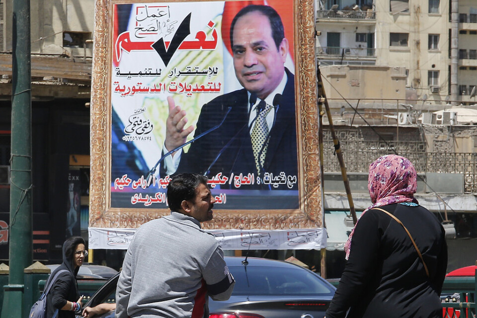 Egypten har röstat ja i en folkomröstning om en rad grundlagsändringar. Arkivbild.