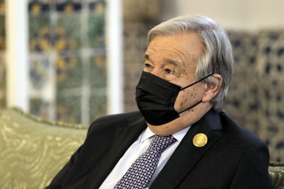 Världens ledare samlas nu på klimatkonferensen COP27. FN:s generalsekreterare António Guterres är på plats i Egypten.