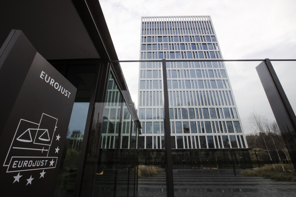 Eurojusts huvudkontor i Haag i Nederländerna. Arkivbild.
