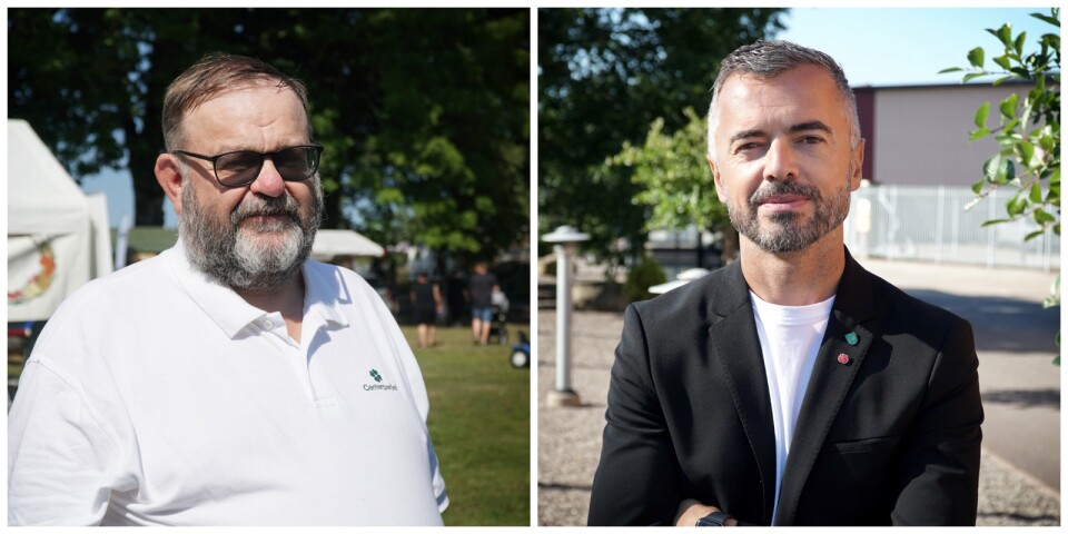 Lennart Haglund (C) och Driton Bilalli (S) kommer att jobba sida vid sida framöver när de bildar politisk majoritet i Tranemo.
