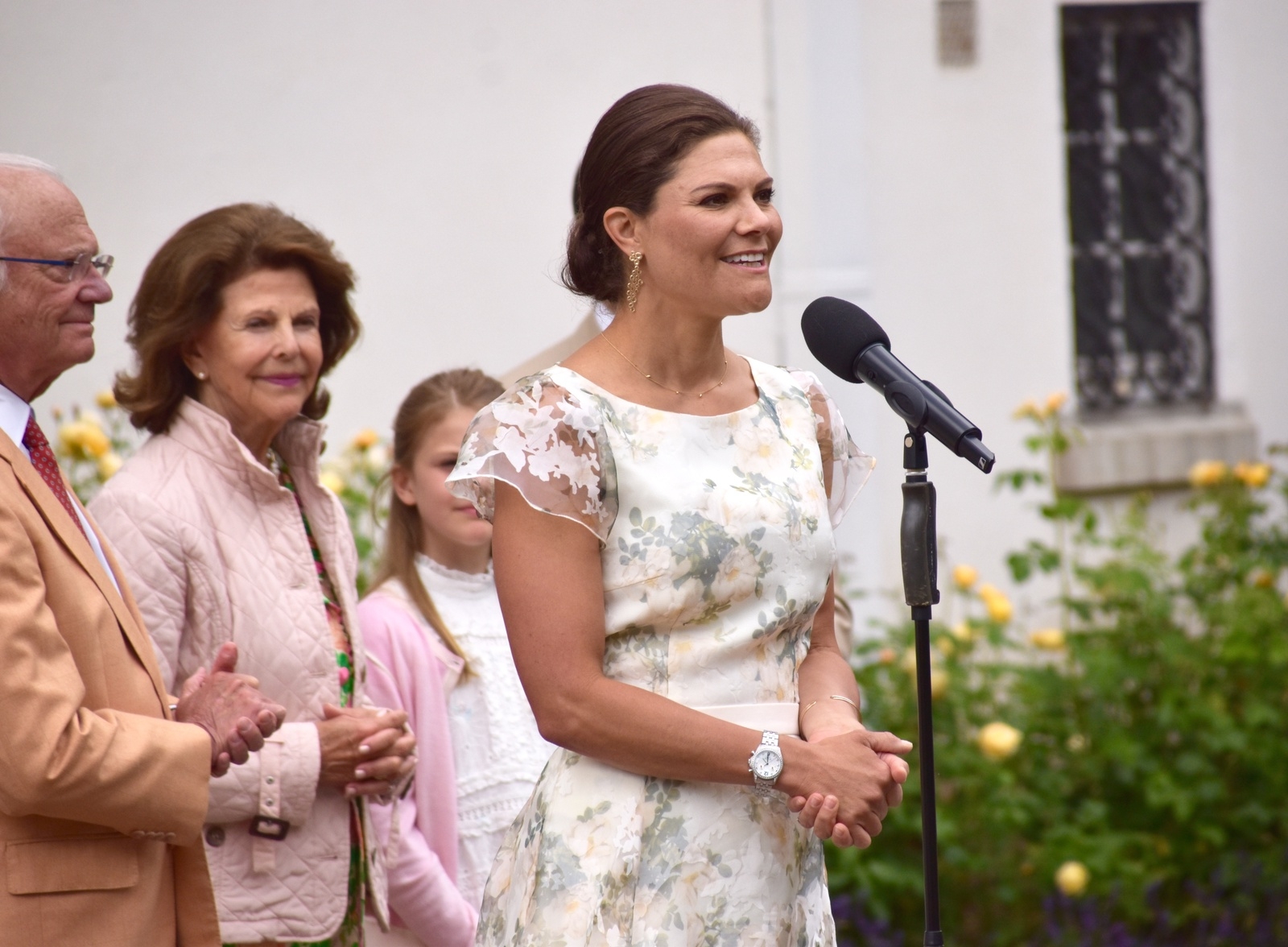 Kronprinsessan Victorias 45-årsdag firades den 14 juli 2022 på Solliden.