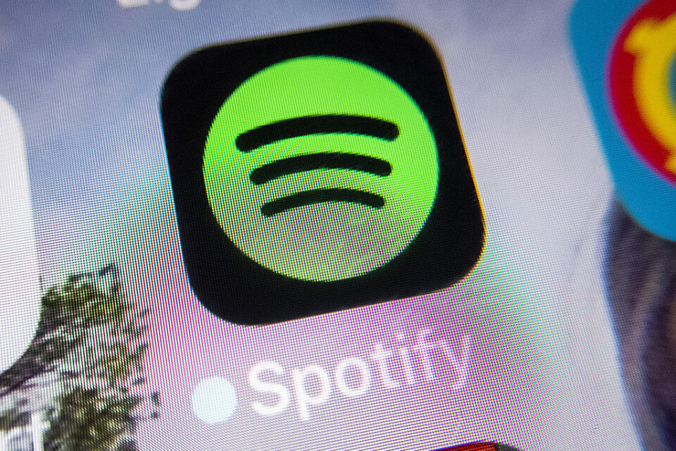 Musiktjänsten Spotify lanserar en förenklad version för användare med äldre telefoner. Arkivbild