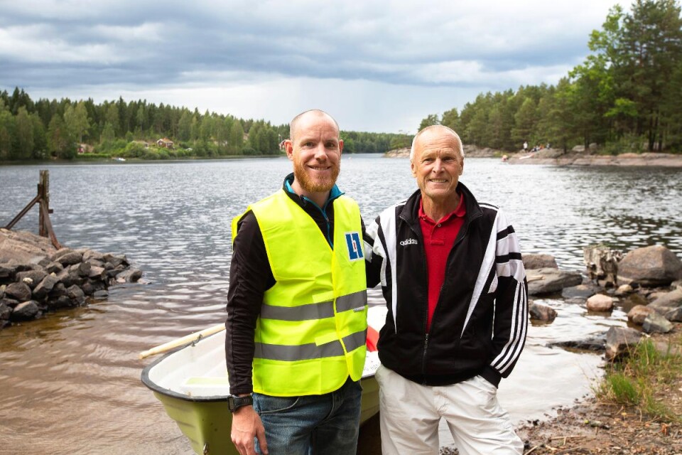 Arrangören Carl Jörneklint och grundaren Janne Johansson var mycket nöjda med dagen. Foto: Peter Holm