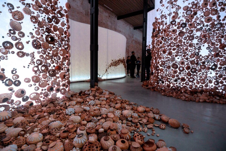 "After Illusion" av Zahran Al Ghamdi, Saudiarabien, var en del av 2019 års konstbiennal i Venedig.