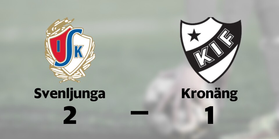 Svenljunga besegrade Kronäng på hemmaplan