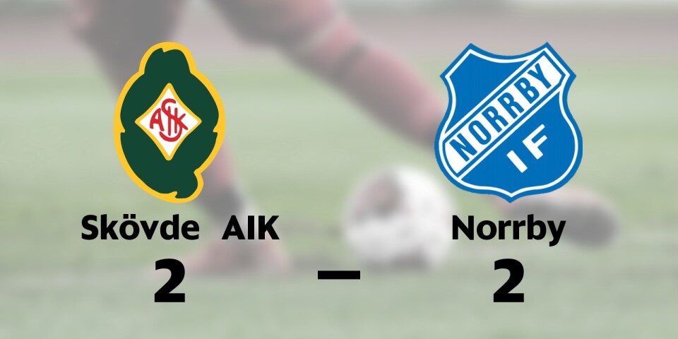 Oavgjort för Norrby borta mot Skövde AIK