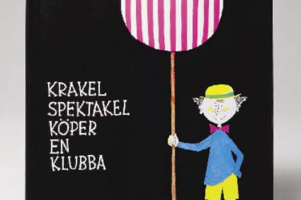 Stig Lindberg illustrerade flera barnböcker, däribland Lennart Hellsings Krakel Spektakel från 1952. Foto: Erik Cornelius/Nationalmuseum