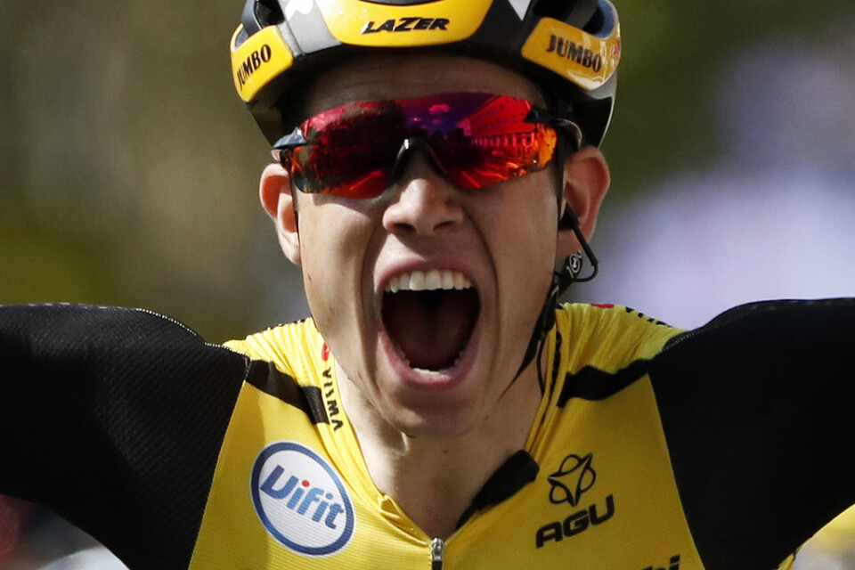 Belgiske rookien Wout van Aert vann tionde etappen av Tour de France.