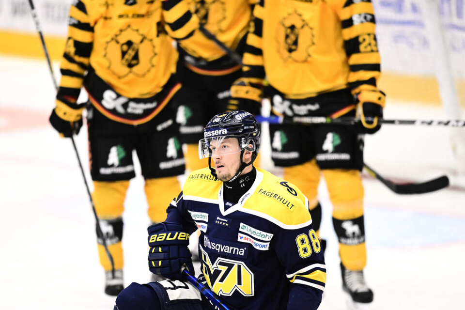 Jesper Kokkonen och HV71 hade en tuff lördagskväll.