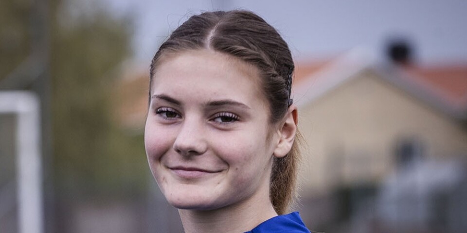 TFF Academys målfarliga anfallare Sejla Smriko.