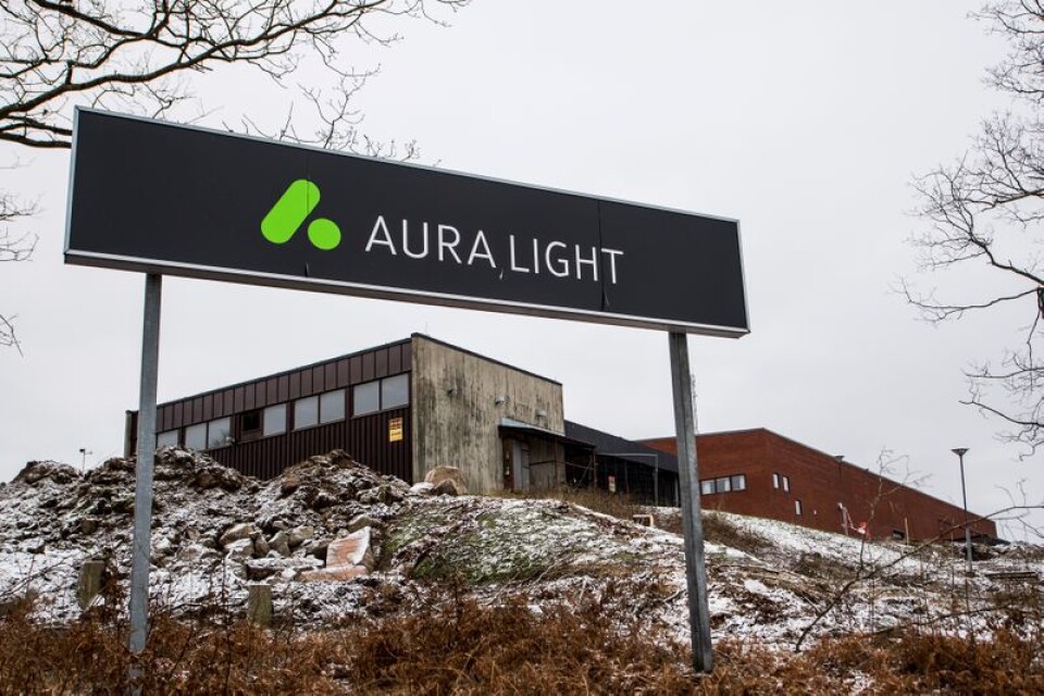 Aura Light, som erbjuder smart belysning, stänger fabrik i Karlskrona.
