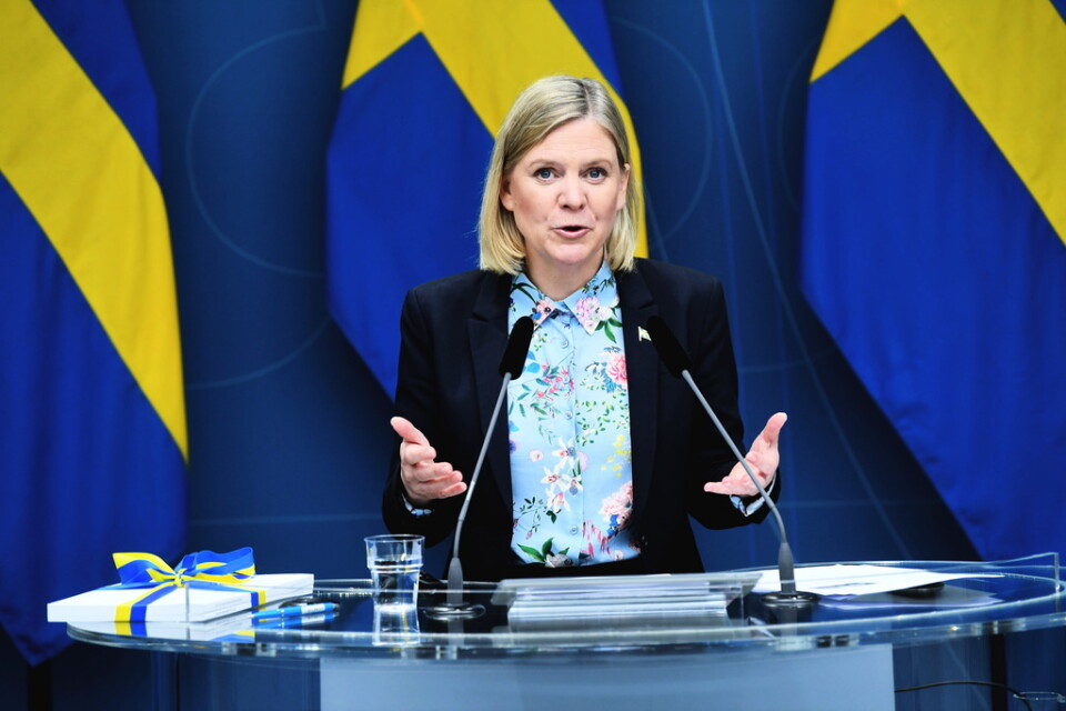 Finansminister Magdalena Andersson (S) presenterar vårbudgeten i dag.