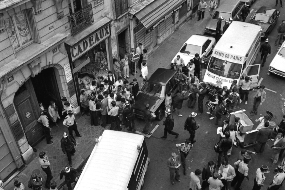 Vid attacken mot den judiska restaurangen Chez Jo Goldenberg i Paris 1982 dödades sex personer. Arkivbild.