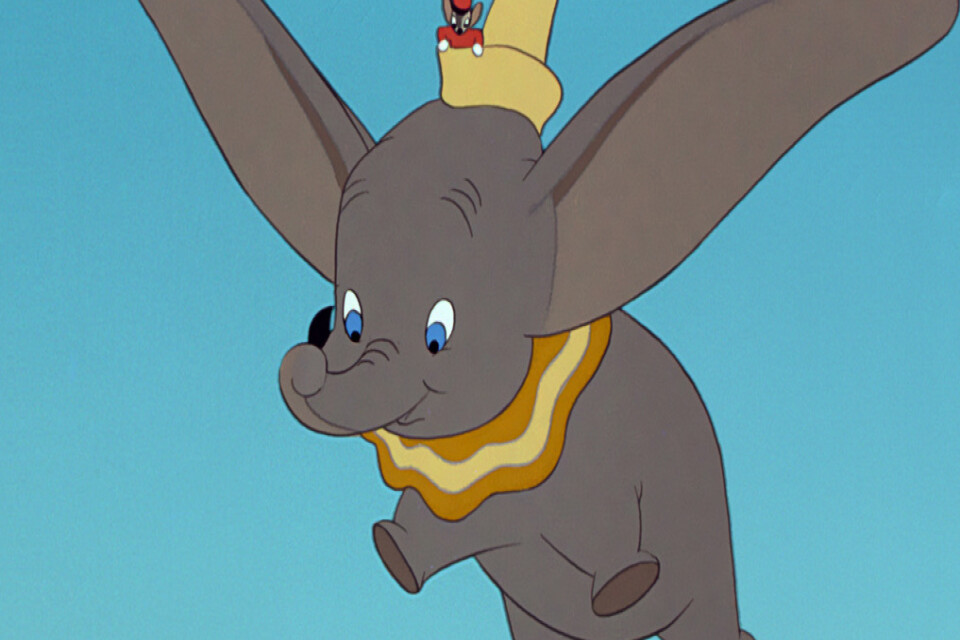 "Dumbo" från 1941 är en av de filmer som fått en brasklapp. Pressbild.