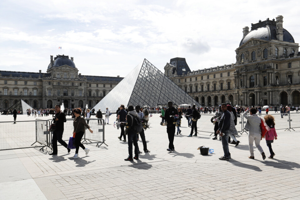 Louvren i Paris, världens mest besökta museum, öppnade igen på onsdagen. Arkivbild.