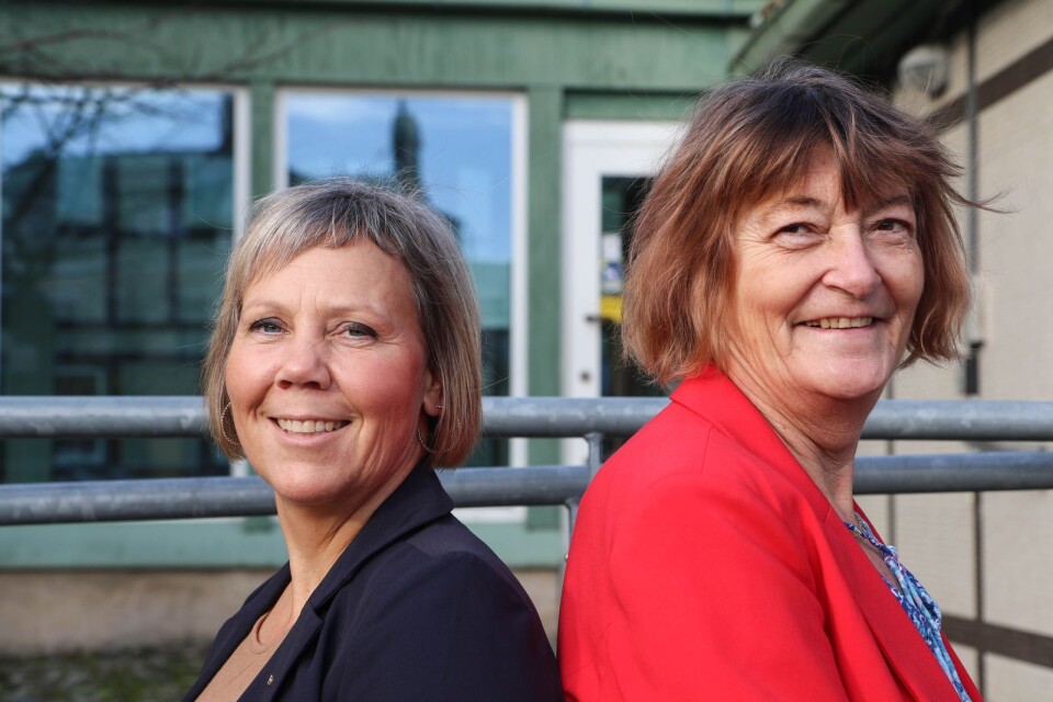Jeanette Ovesson (M) och Pia Ingvarsson (S).
