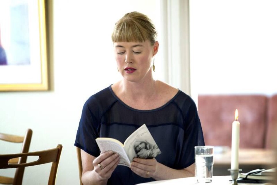 Linda Boström Knausgård var en av de författare som deltog i premiären av Litteraturrundan i våras. I dagarna utkommer hennes nya bok, romanen "Helioskatastrofen"