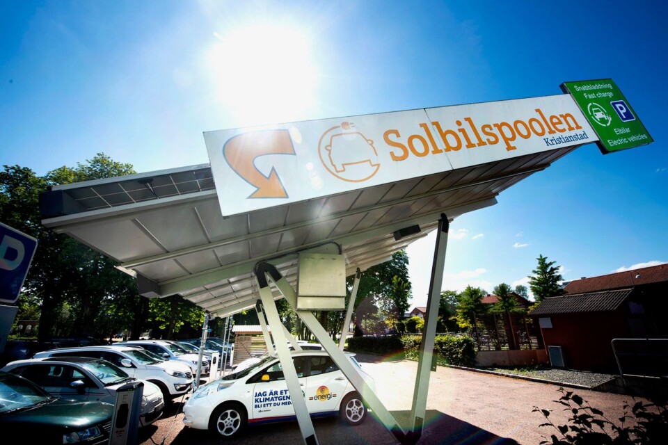 The Solar Car Pool is in Tivoli Park, four electric cars for members to rent.