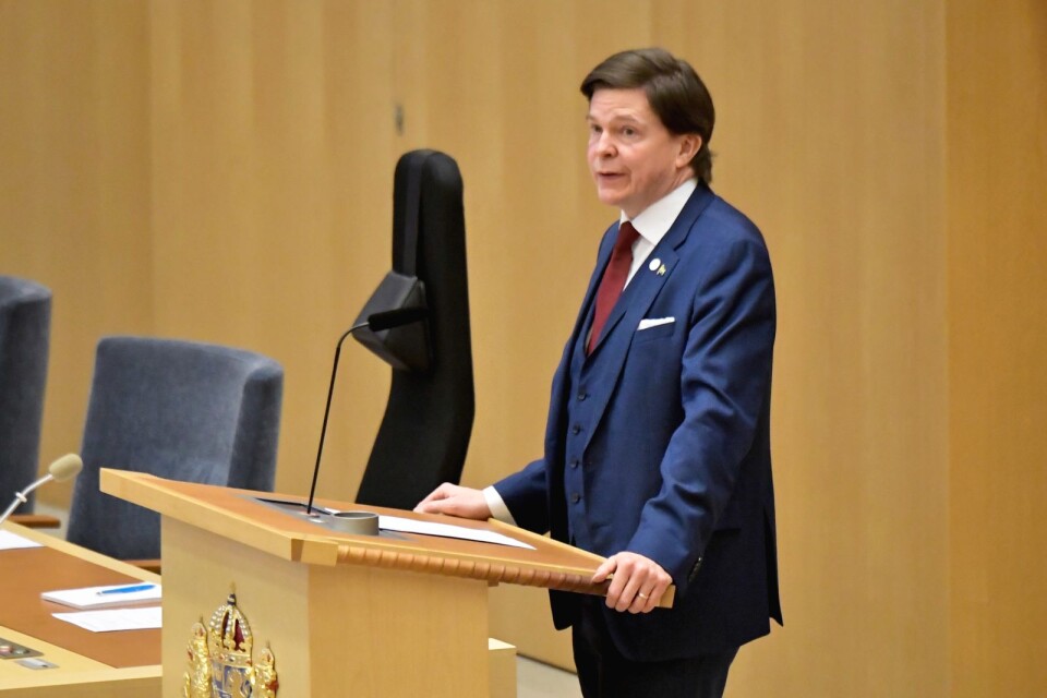 Riksdagens talman Andreas Norlén: ”Tillsammans lägger vi grunden för en stark demokrati i hundra år till – minst.”