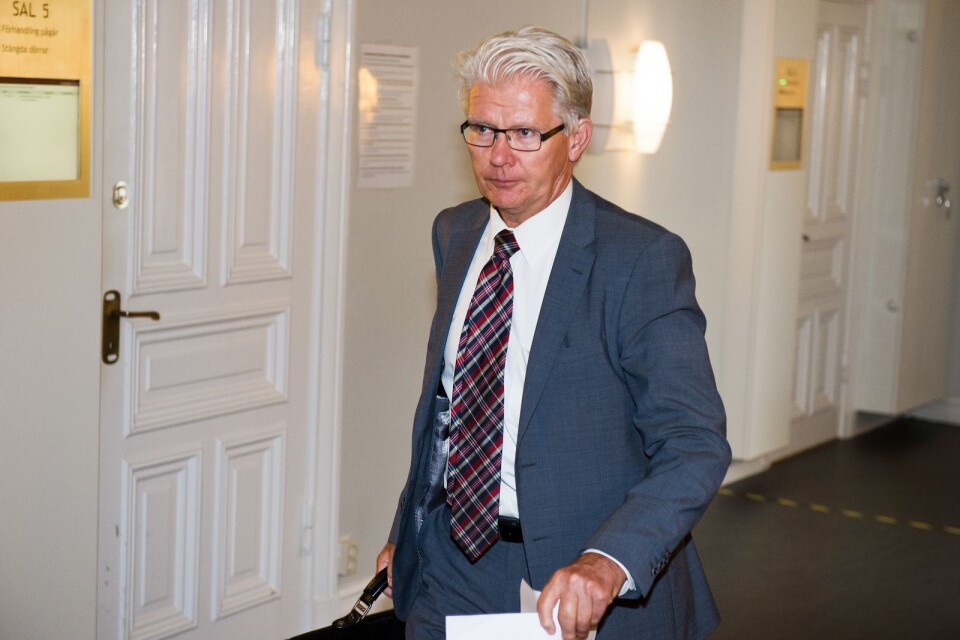 Advokat Torgny Palm är målsägarbiträde i den stora bedrägerirättegången.