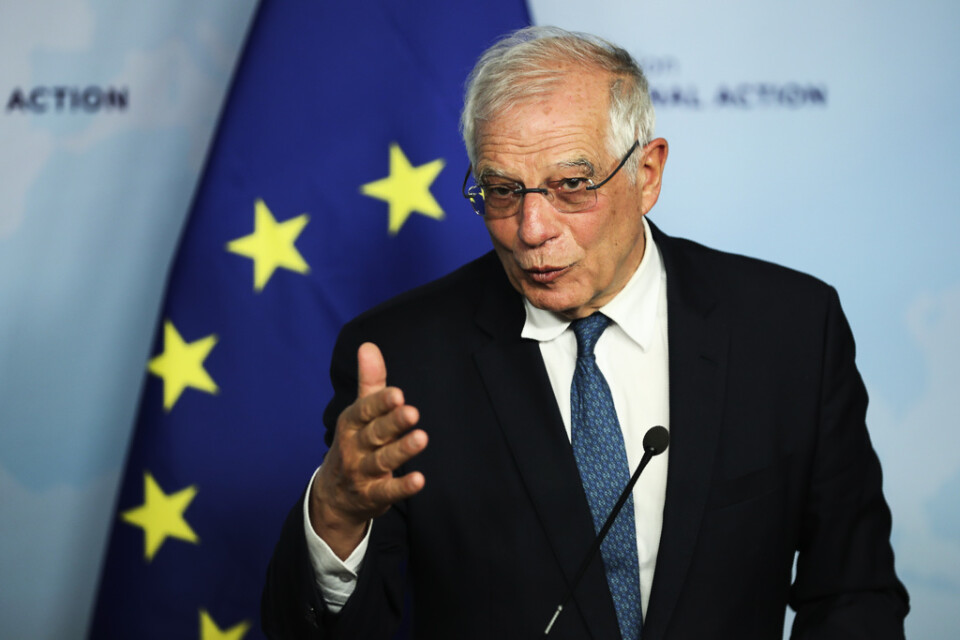 Irans attack är en eskalation i konflikten mot USA, säger EU:s utrikeschef Josep Borrell. Arkivbild.