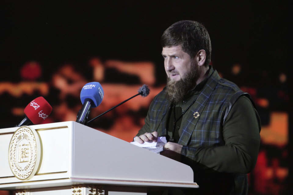 Tjetjeniens ledare Ramzan Kadyrov avbokade möte med Europarådets representant Frank Schwabe. Arkivbild.
