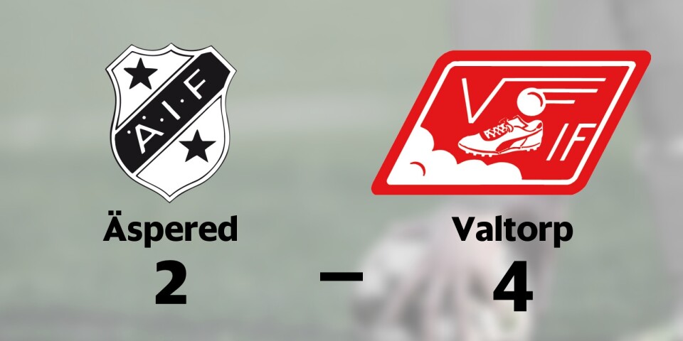 Tuff match slutade med förlust för Äspered mot Valtorp