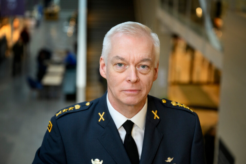 Joakim Paasikivi, överstelöjtnant på Försvarshögskolan. Arkivbild.