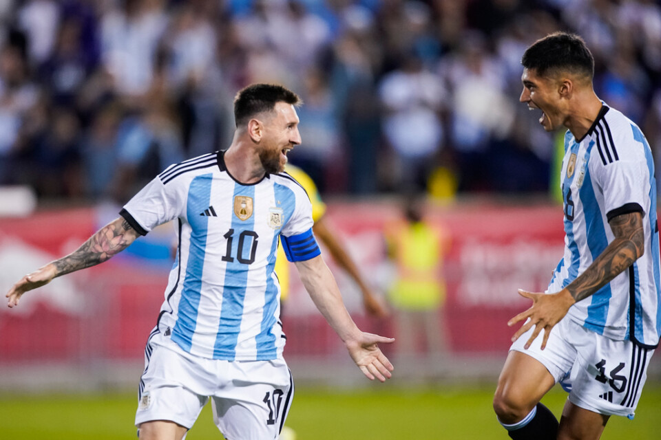 Enligt EA Sports blir det Lionel Messi och Argentina som vinner VM i Qatar. Arkivbild.