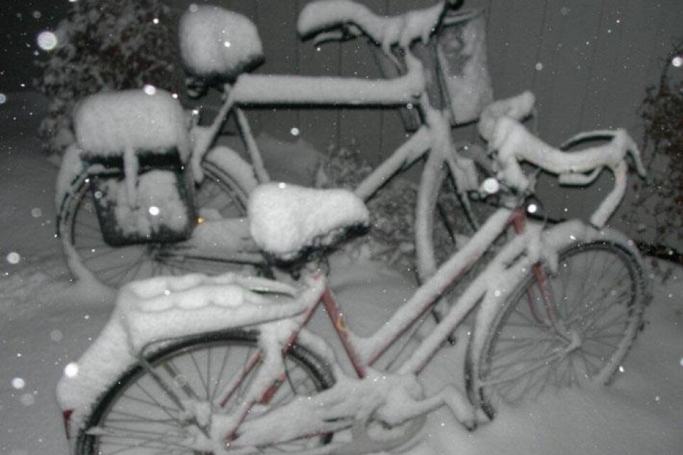 Cyklingen fryser inne