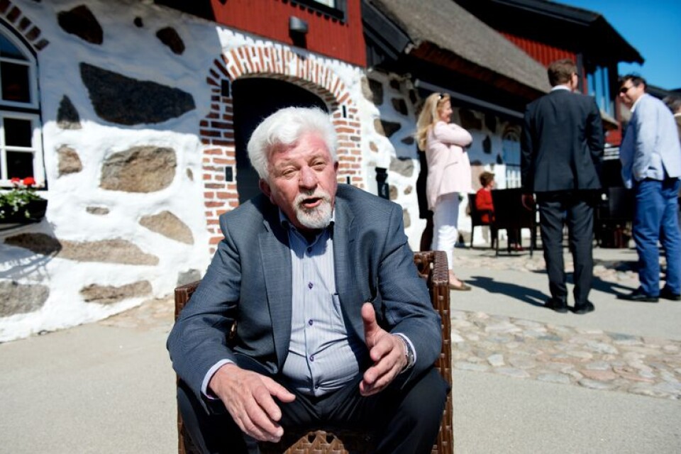 Rune Andersson, ägare till Eriksbergs viltpark.