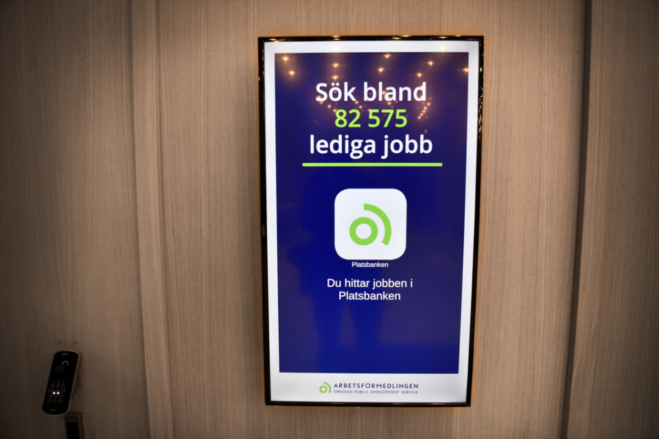 När fler blev arbetslösa fick annonserna på Platsbanken färre klick. Arkivbild.