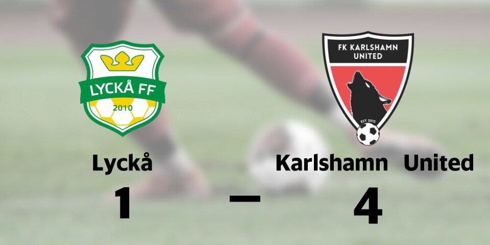 Karlshamn United vann efter Saimon Gebremichaels dubbel