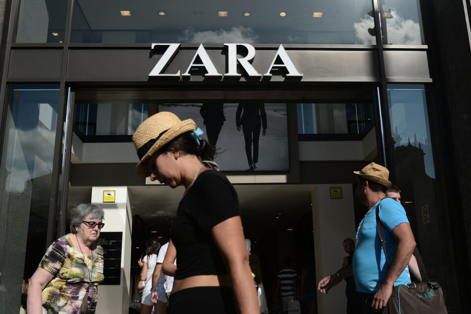 Zara håller fortsatt 15 procent av butikerna stängda. Arkivbild.