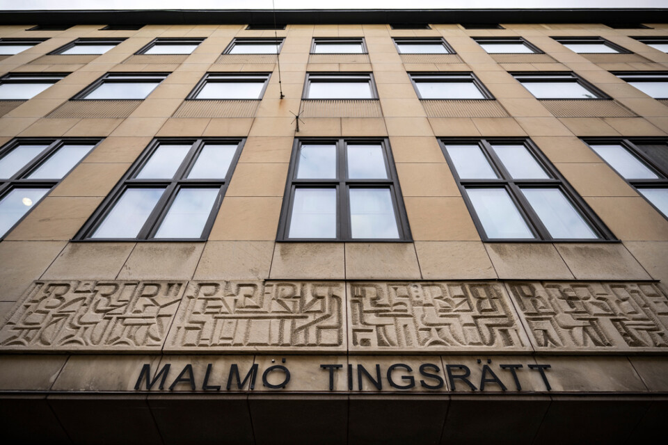 Malmö tingsrätt misslyckades med att sekretessmarkera i en dom – två gånger. Arkivbild.