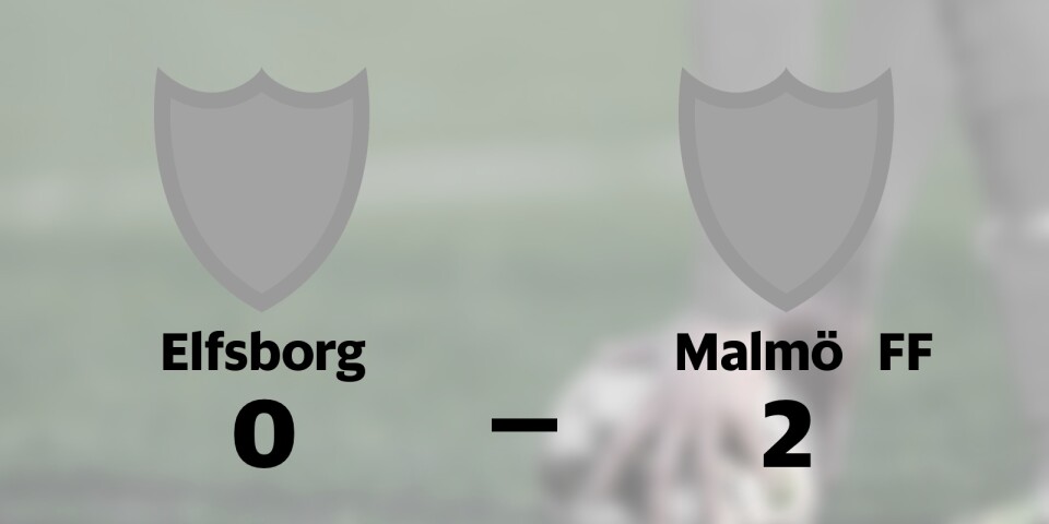 Malmö FF bröt Elfsborg segersvit