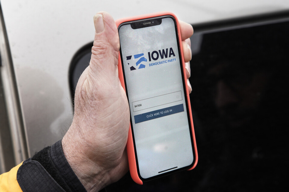 Appen som skakat nomineringsmötte i Iowa.