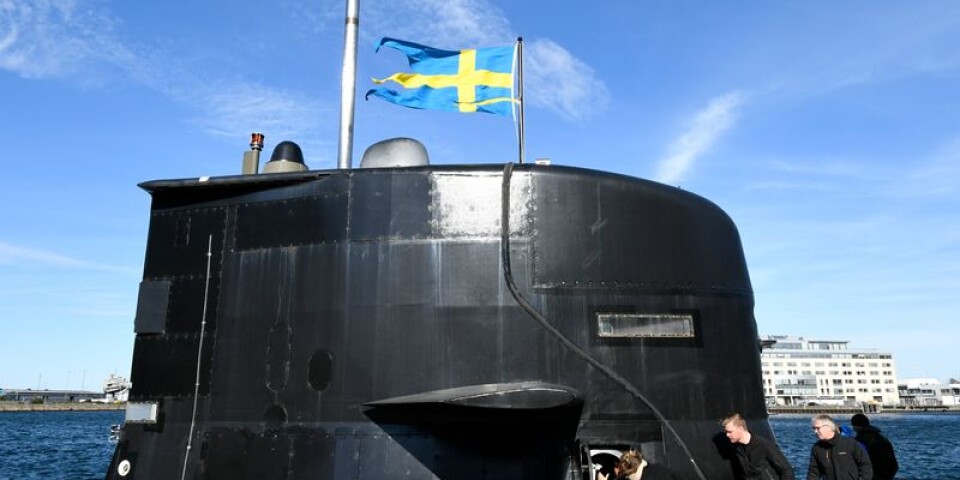 HMS Södermanland ska ha vält i samband med att dockan ubåten var placerad i tömdes på vatten.