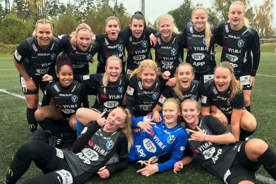 Växjö DFF Akademi vann division 2 mellersta Götaland och är klart för spel i division 1 nästa år.