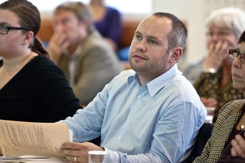 Tobias Folkesson (S), ordförande för nämnden för barn, ungdom