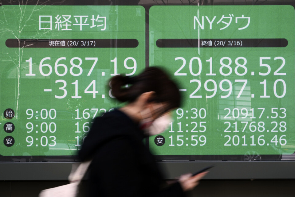 Börsen i Tokyo återhämtade sig mot slutet.