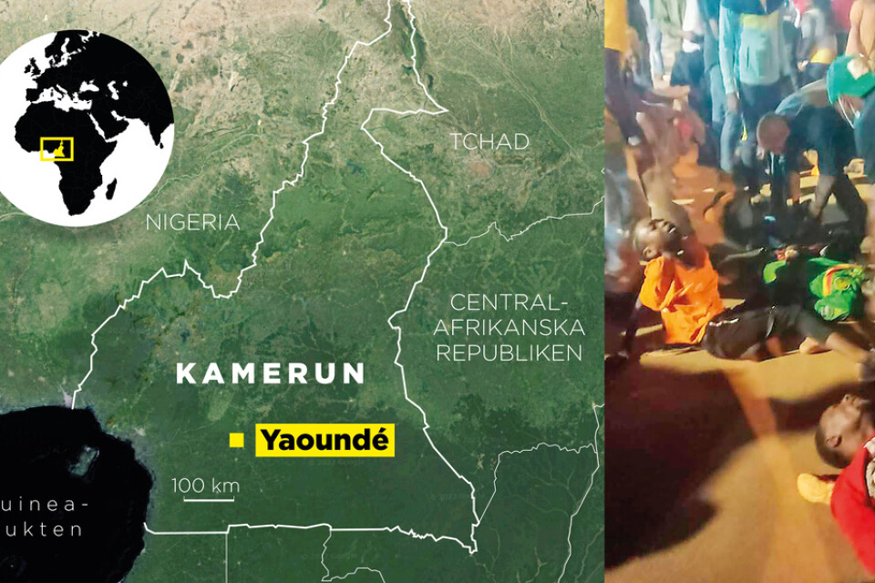 Tragedin ägde rum i Kameruns huvudstad Yaoundé.